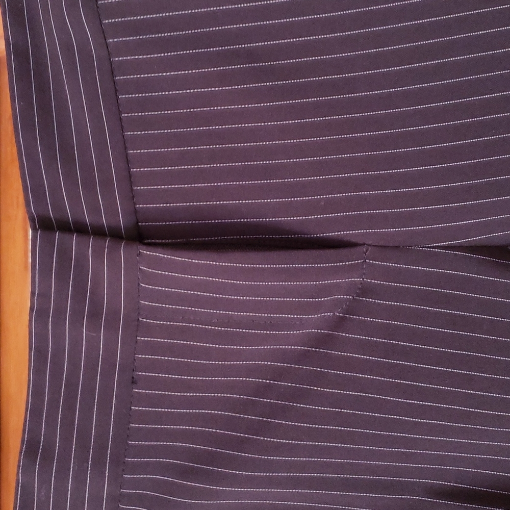 NWOT Miss Bisou size 13 cuffed dress stripped pants.